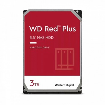 Dysk WD Red Plus 3TB 3,5 CMR 128MB/5400RPM WD30EFZX