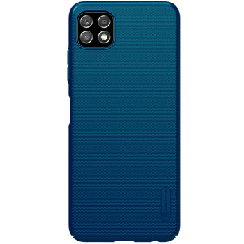 Nillkin Etui Frosted Shield do Samsung Galaxy A22 5G niebieskie