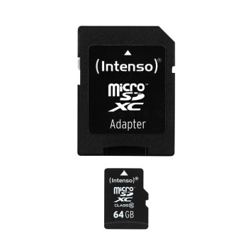 Intenso microSD 64GB 12/20 Class 10 +AD