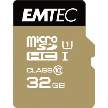 Emtec Elite Gold 32 GB microSD, memory card (Class 10, UHS-I (U1))