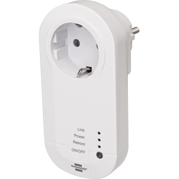 Brennenstuhl Wifi socket, switchable socket (white)