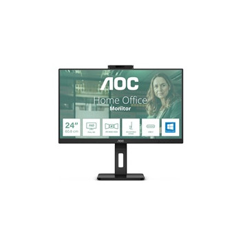 AOC MT IPS LCD WLED 23,8" 24P3CW - IPS panel, 1920x1080, 300cd, 2xHDMI, DP, USB-C, 4xUSB 3.2, pivot, repro, webcam