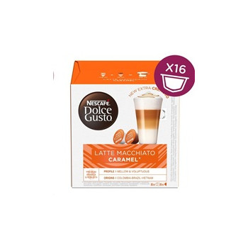 NESCAFÉ Dolce Gusto® Latte Macchiato Caramel kávové kapsle 16 ks