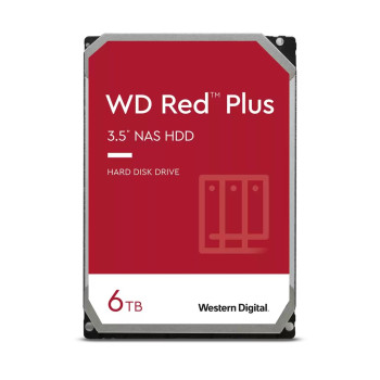 Dysk HDD WD Red Plus WD60EFPX (6 TB , 3.5", 256 MB, 5400 obr/min)