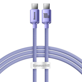 CABLE USB-C TO USB-C 1.2M 100W/PURPLE CAJY000605 BASEUS