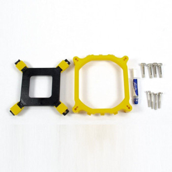 Inter-Tech mounting kit, mounting / assembly (yellow / black)