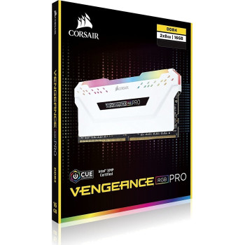 Corsair DDR4 32GB 3200- CL -16 Vengeance RGB PRO white Dual Kit