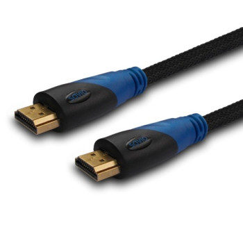 Kabel SAVIO cl-49 (HDMI M - HDMI M, 5m, kolor czarny)