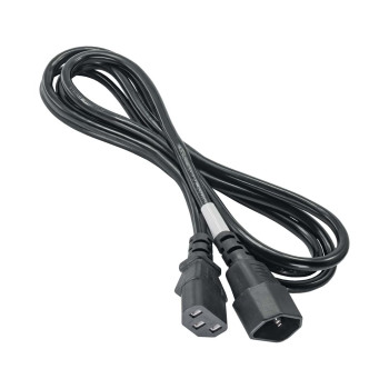 Kabel Akyga AK-PC-03A (C14 / IEC C14 / IEC 320 C14 M - C13 M, 1,8m, kolor czarny)
