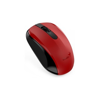 GENIUS myš NX-8008S/ 1200 dpi/ bezdrátová/ tichá/ BlueEye senzor/ červená