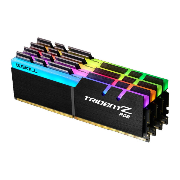 G.Skill DDR4 32 GB 3600-CL16 - Quad-Kit - Trident Z RGB - black G.Skill DDR4 32 GB 3600-CL16 - Quad-Kit - Trident Z RGB - black