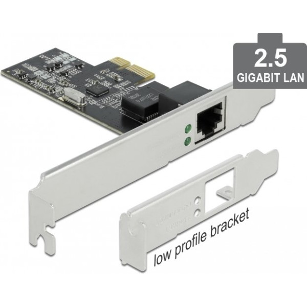 DeLOCK 89564 networking card Ethernet 2500 Mbit/s Internal, Network adapter DeLOCK 89564 networking card Ethernet 2500 Mbit/s Internal, Network adapter