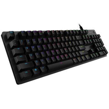 DE layout - Logitech G512 CARBON LIGHTSYNC, gaming keyboard (black, GX Red)