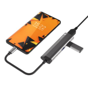 NATEC MULTIPORT FOWLER SLIM USB-C - HUB USB 3.0 X2, HDMI 4K, USB-C PD NMP-1984