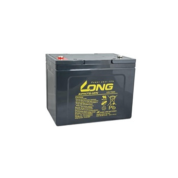 LONG baterie 12V 75Ah M6 HighRate LongLife 12 let (KPH75-12N)