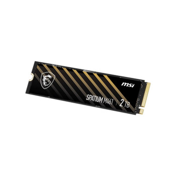 SSD MSI SPATIUM M461 2TB M.2 PCIE NVMe 3D NAND Write speed 4200 MBytes/sec Read speed 5000 MBytes/sec 2.15mm TBW 450 TB MTBF 150