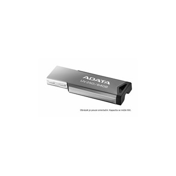 ADATA Flash Disk 128GB UV250, USB 3.2 Dash Drive, tmavě stříbrná