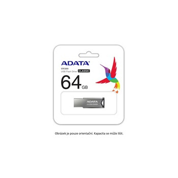 ADATA Flash Disk 128GB UV250, USB 3.2 Dash Drive, tmavě stříbrná