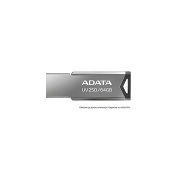 ADATA Flash Disk 256GB UV250, USB 3.2 Dash Drive, tmavě stříbrná