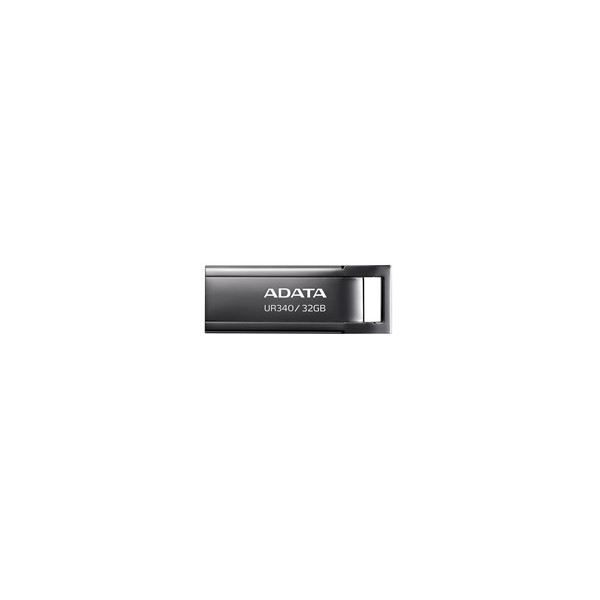 ADATA Flash Disk 64GB UR340, USB 3.2 Dash Drive, lesklá černá ADATA Flash Disk 64GB UR340, USB 3.2 Dash Drive, lesklá černá