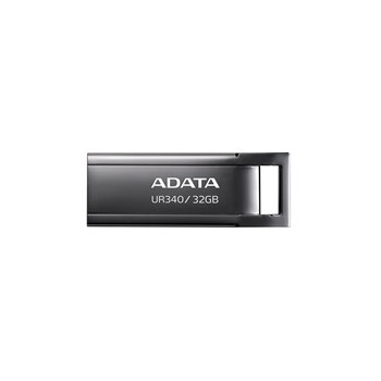 ADATA Flash Disk 128GB UR340, USB 3.2 Dash Drive, lesklá černá
