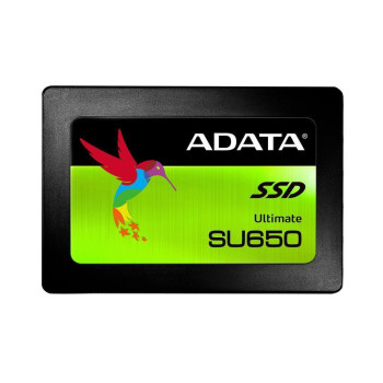 SSD ADATA SU650 480GB SATA 3.0 Write speed 450 MBytes/sec Read speed 520 MBytes/sec 2,5" TBW 280 TB MTBF 2000000 hours ASU650SS-