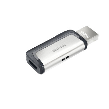 Pendrive SanDisk Ultra SDDDC2-128G-G46 (128GB, USB 3.1, USB-C, kolor czarny)