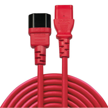 CABLE POWER IEC EXTENSION 2M/RED 30478 LINDY