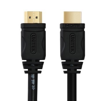 Kabel HDMI M/M 2,0m v2.0, GOLD, BASIC