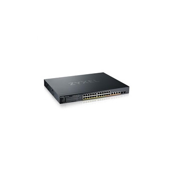 Zyxel XMG1930-30HP, 24-port 2.5GbE Smart Managed Layer 2 PoE 700W 22xPoE+/8xPoE++ Switch with 4 10GbE and 2 SFP+ Uplink