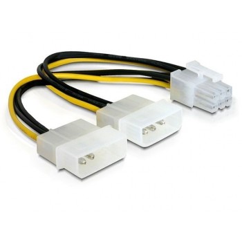 Kabel rozdzielacz zasilania 2xHDD/1xPCI Express 6Pin