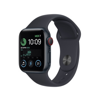 Apple Watch SE GPS + LTE 40mm Midnight Aluminium Case with Midnight Sport Band