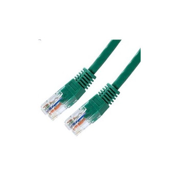 XtendLan patch kabel Cat5E, UTP - 0,25m, zelený (prodej po 10 ks)