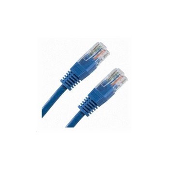 XtendLan patch kabel Cat5E, UTP - 0,5m, modrý (prodej po 10 ks)