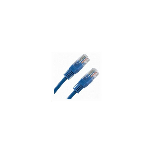 XtendLan patch kabel Cat5E, UTP - 1m, modrý (prodej po 10 ks) XtendLan patch kabel Cat5E, UTP - 1m, modrý (prodej po 10 ks)