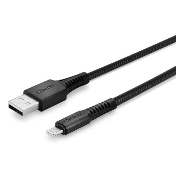 CABLE USB-A TO LIGHTNING 0.5M/REINFORCED 31290 LINDY
