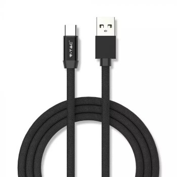 Kabel USB M - microUSB M 1M 2.4A