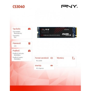 Dysk SSD 4TB M.2 2280 CS3040 M280CS3040-4TB-RB