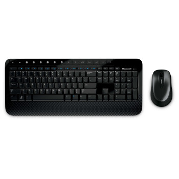 Microsoft Wireless Desktop 2000 klawiatura Dołączona myszka RF Wireless QWERTY Amerykański międzynarodowy Czarny