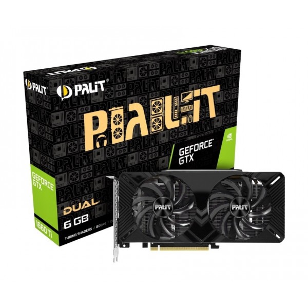 Karta graficzna GTX 1660Ti DUAL 6GB GDDR6 192bit HDMI/DP/DVI Karta graficzna GTX 1660Ti DUAL 6GB GDDR6 192bit HDMI/DP/DVI
