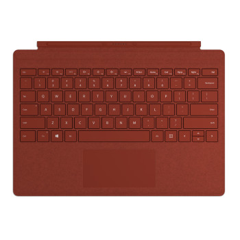 Microsoft Pro Signature Type Cover Czerwony Microsoft Cover port QWERTY UK międzynarodowy