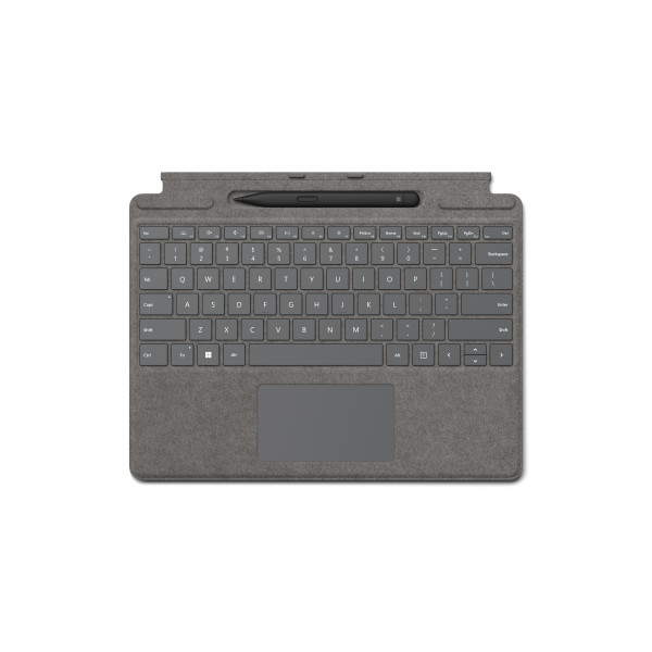 Microsoft Surface Pro Signature Keyboard with Slim Pen 2 Platyna Microsoft Cover port QWERTY Angielski Microsoft Surface Pro Signature Keyboard with Slim Pen 2 Platyna Microsoft Cover port QWERTY Angielski
