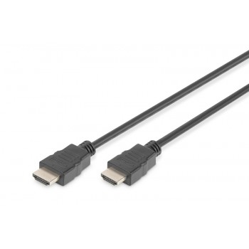 Kabel połączeniowy HDMI HighSpeed z Ethernetem 1080p 60Hz FHD Typ HDMI A/HDMI A M/M 5m Czarny