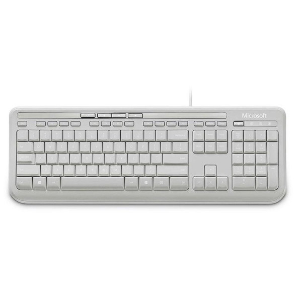 Microsoft Wired Keyboard 600, DE klawiatura USB Biały Microsoft Wired Keyboard 600, DE klawiatura USB Biały