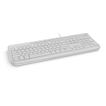 Microsoft Wired Keyboard 600, DE klawiatura USB Biały