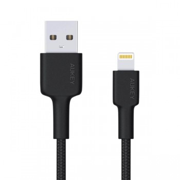 CB-AL05 nylonowy kabel Quick Charge Lightning-USB 2m certyfikat MFi Apple