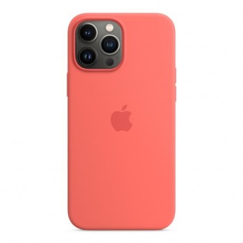 Etui silikonowe z MagSafe do iPhonea 13 Pro Max - róż pomelo
