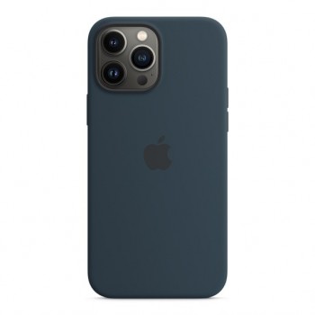 Etui silikonowe z MagSafe do iPhonea 13 Pro Max - błękitna toń
