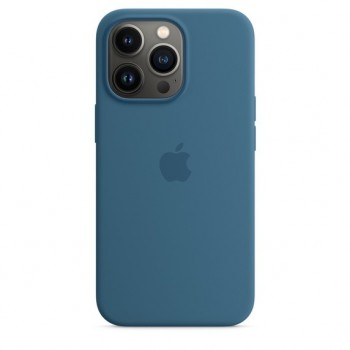 Etui silikonowe z MagSafe do iPhonea 13 Pro - zielonomodre