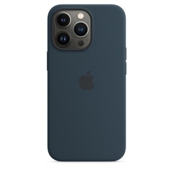 Etui silikonowe z MagSafe do iPhonea 13 Pro - błękitna toń